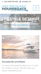 Mobile Screenshot of lakemacquariehouseboats.com.au